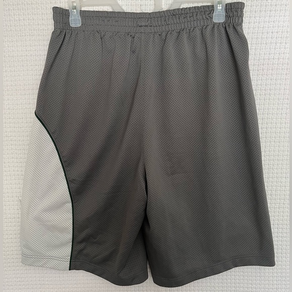 Jordan Basketball Shorts Grey, White, and Green - Picture 4 of 5